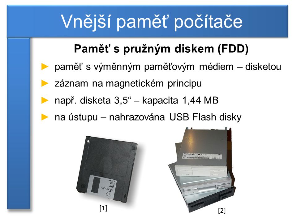 Paměť s pružným diskem (FDD)