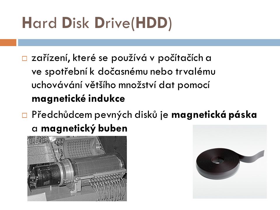 Hard Disk Drive(HDD)