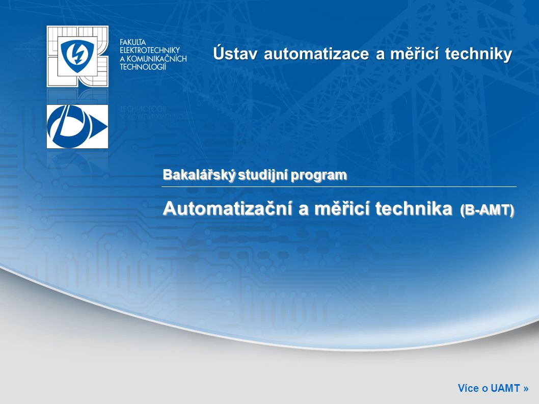 Automatizační a měřicí technika (B-AMT)