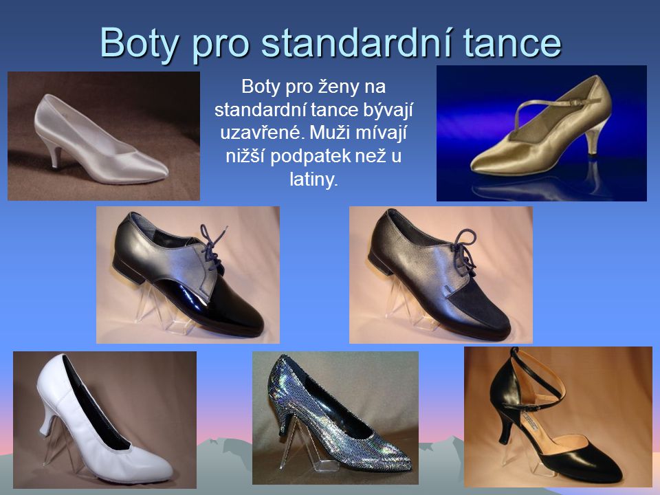 Boty pro standardní tance