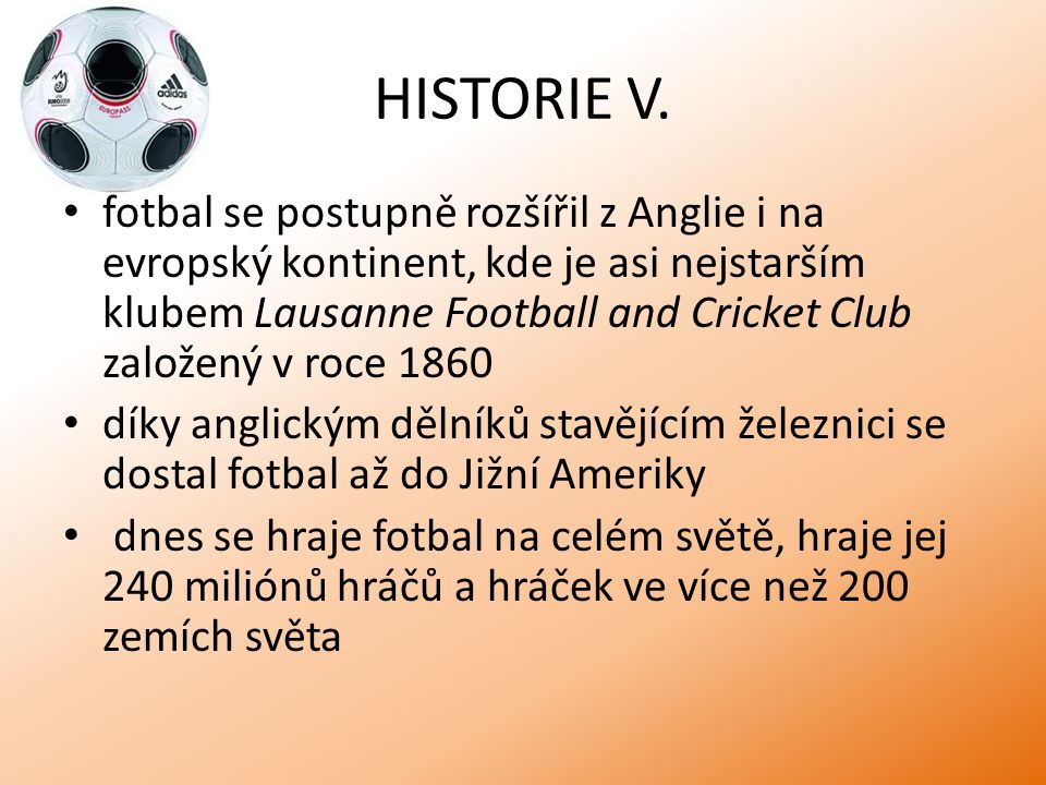 HISTORIE V.