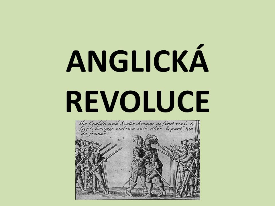 anglická revoluce