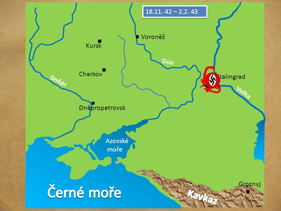 Černé moře Kavkaz – Voroněž Kursk Don Charkov