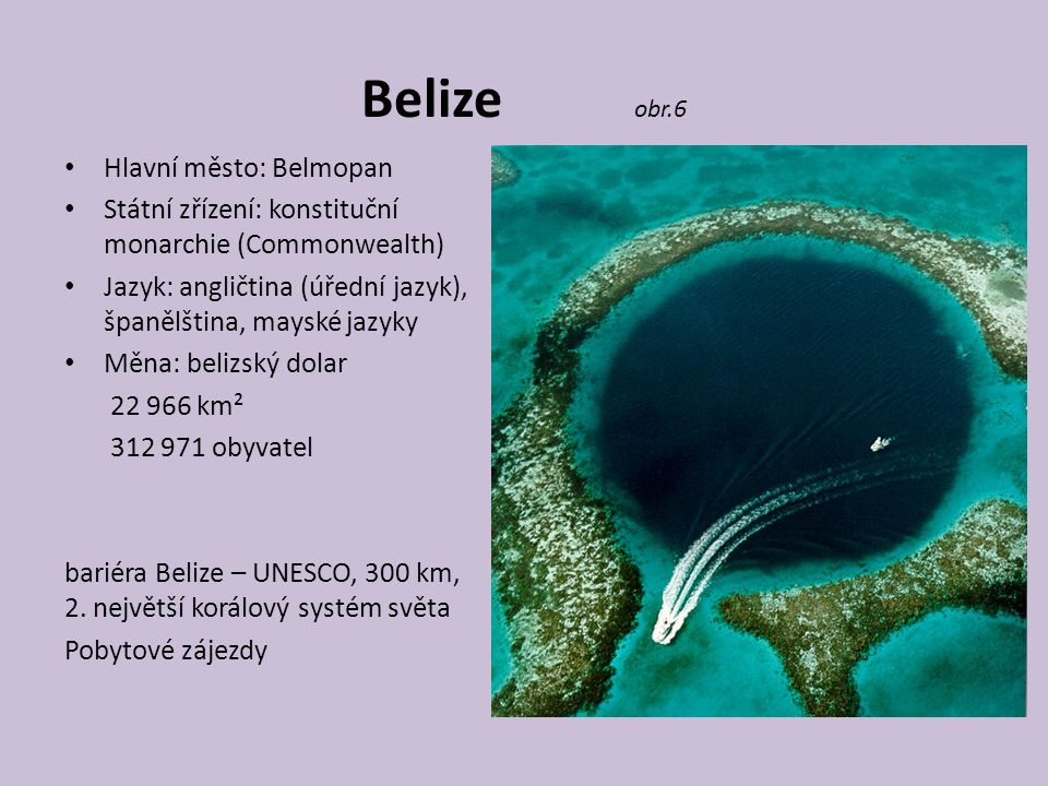 Belize obr.6 Hlavní město: Belmopan