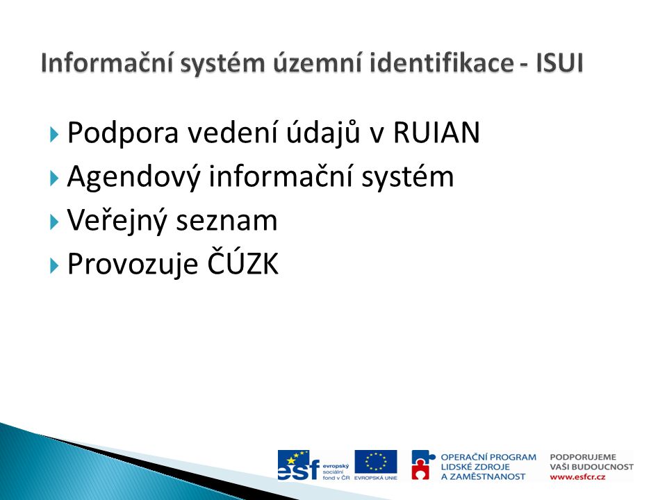 Informační systém územní identifikace - ISUI