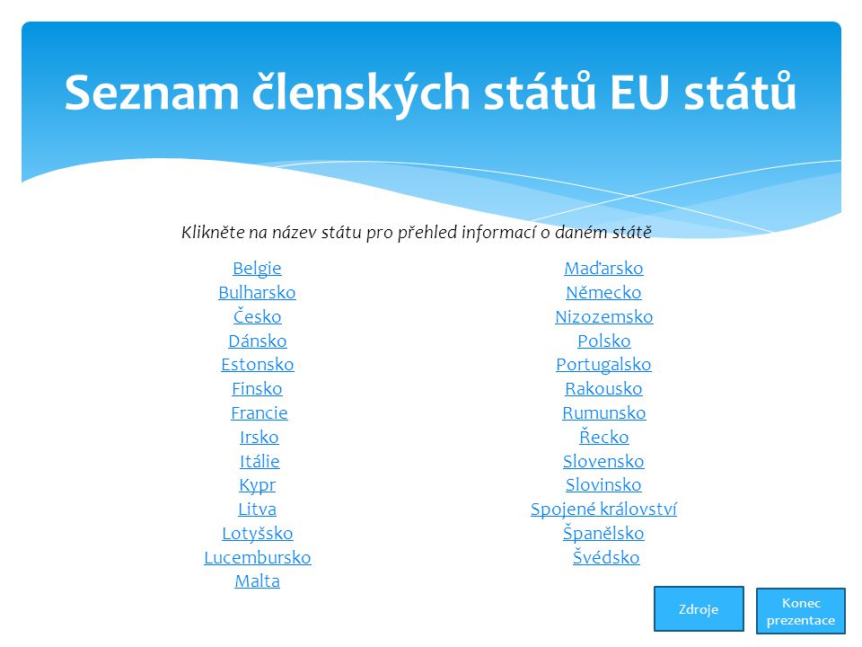 Seznam členských států EU států