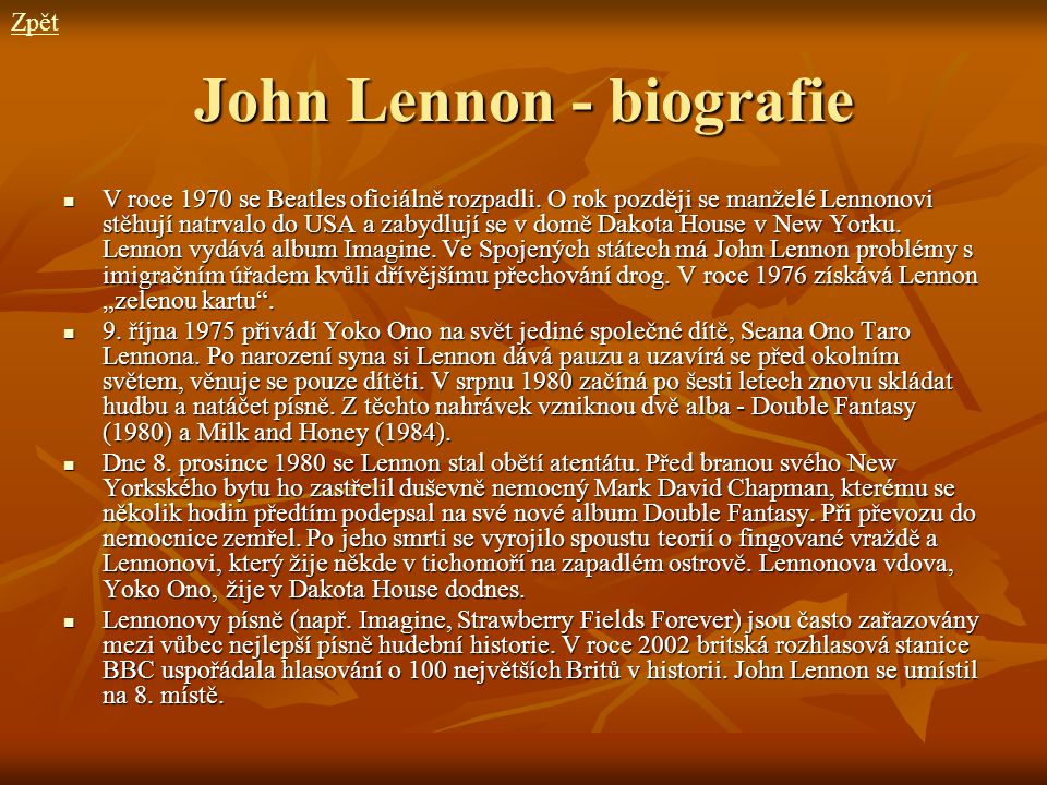 John Lennon - biografie