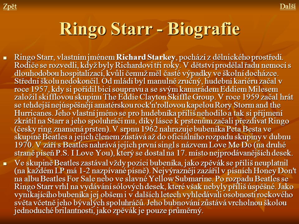 Ringo Starr - Biografie