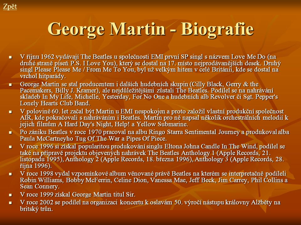 George Martin - Biografie