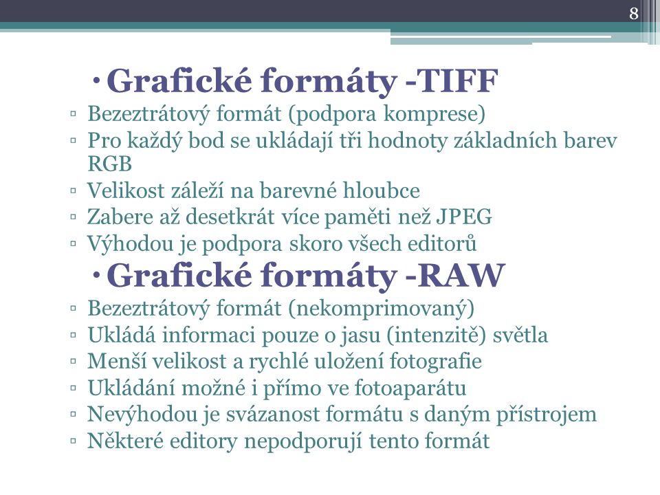Grafické formáty -TIFF