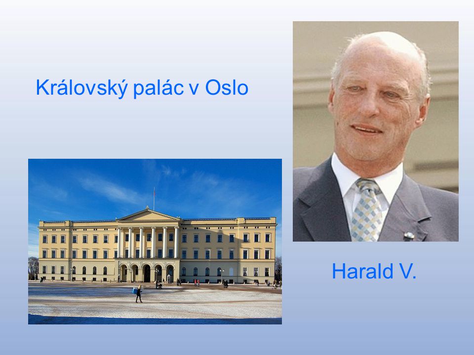 Královský palác v Oslo Harald V.