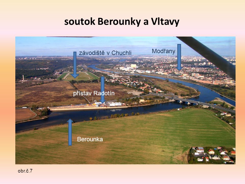 soutok Berounky a Vltavy