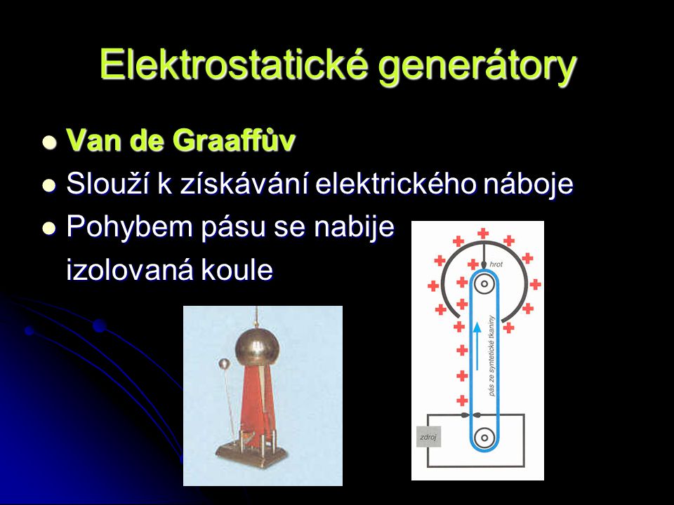 Elektrostatické generátory