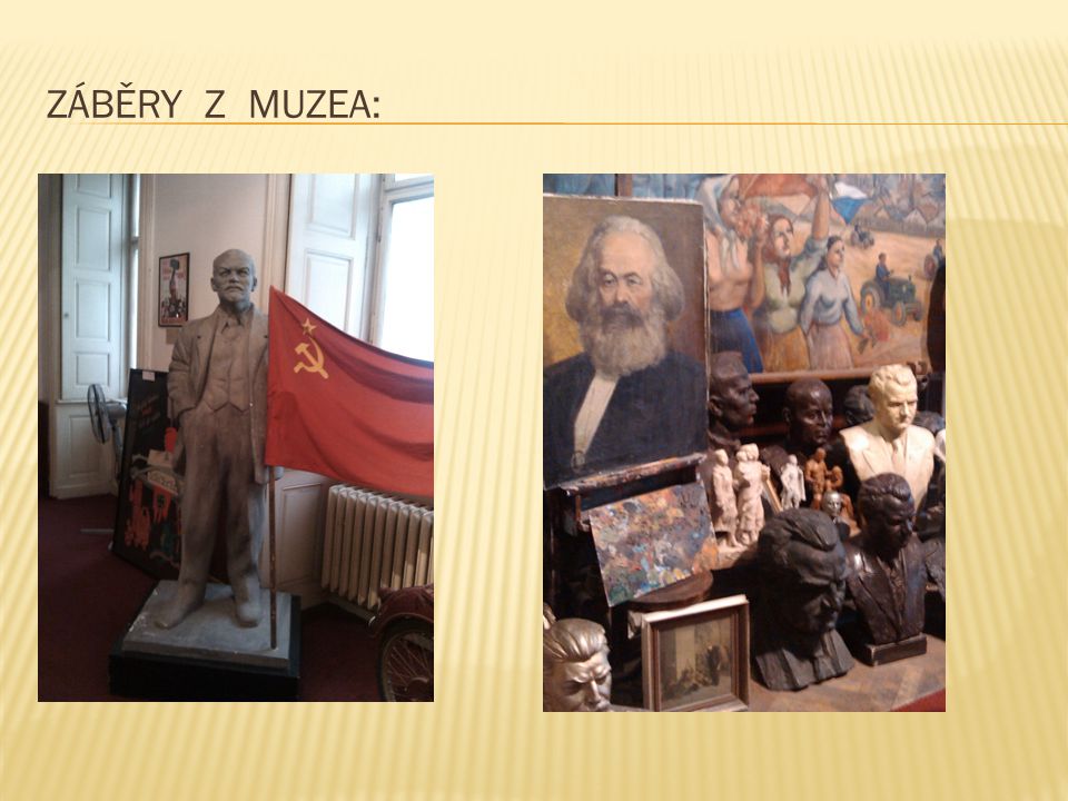 Záběry z muzea: