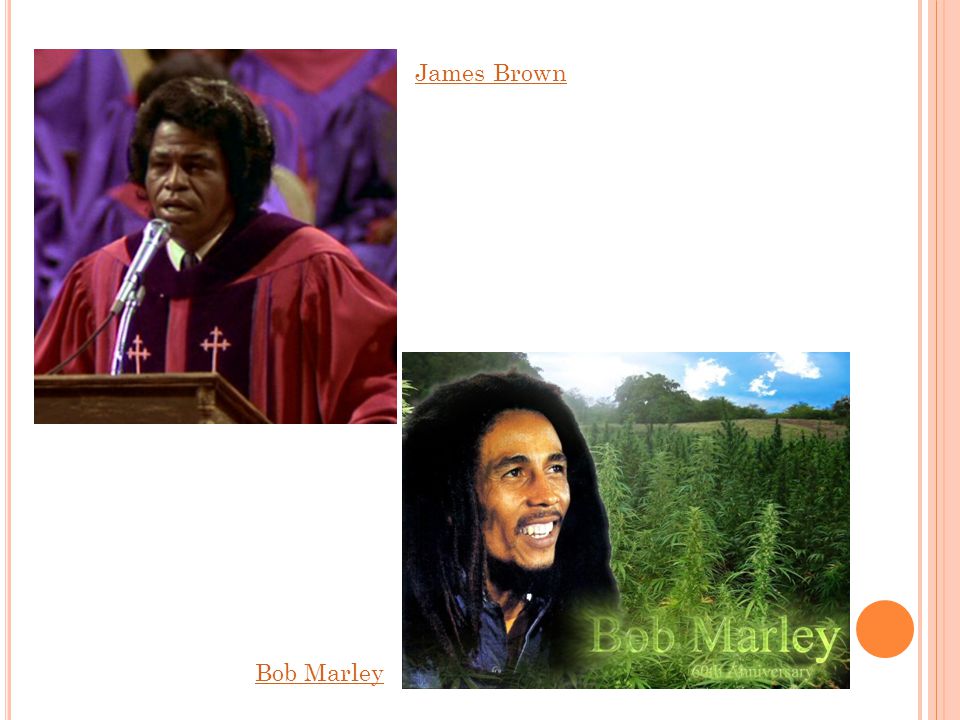 James Brown Bob Marley