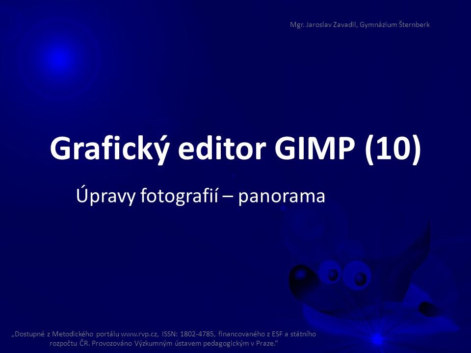 Grafický editor GIMP (10)
