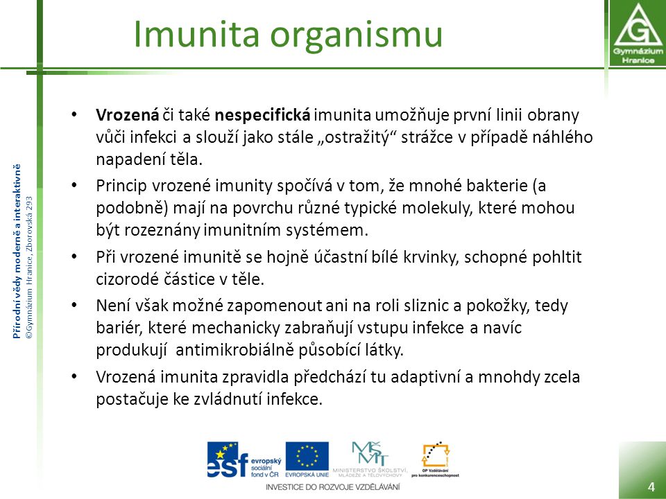 Imunita organismu