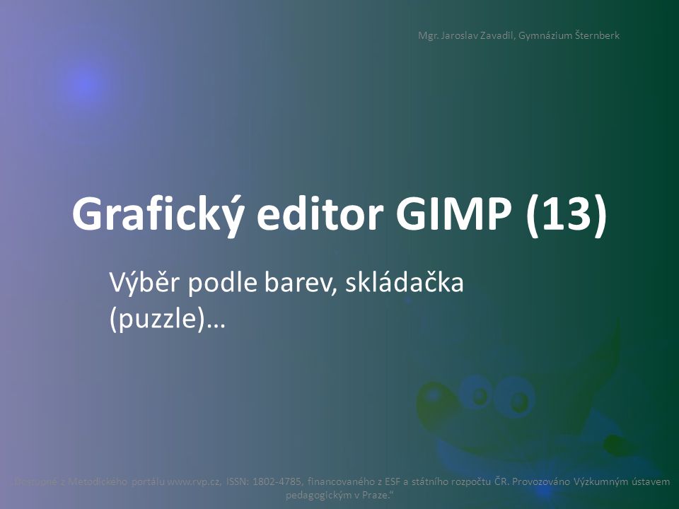Grafický editor GIMP (13)
