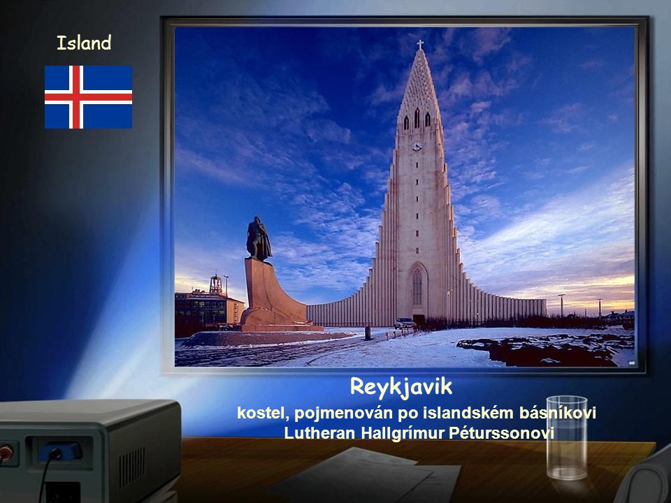 kostel, pojmenován po islandském básníkovi