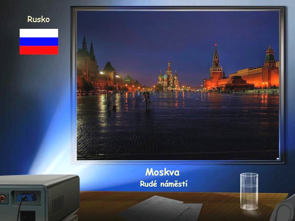 Rusko Moskva Rudé náměstí