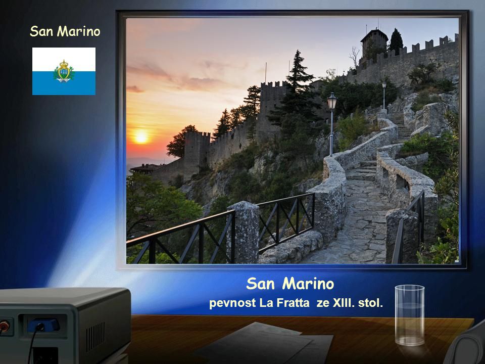 San Marino San Marino pevnost La Fratta ze XIII. stol.