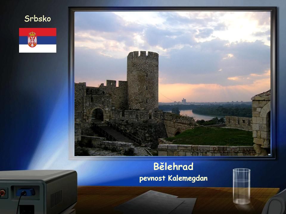 Srbsko Bělehrad pevnost Kalemegdan