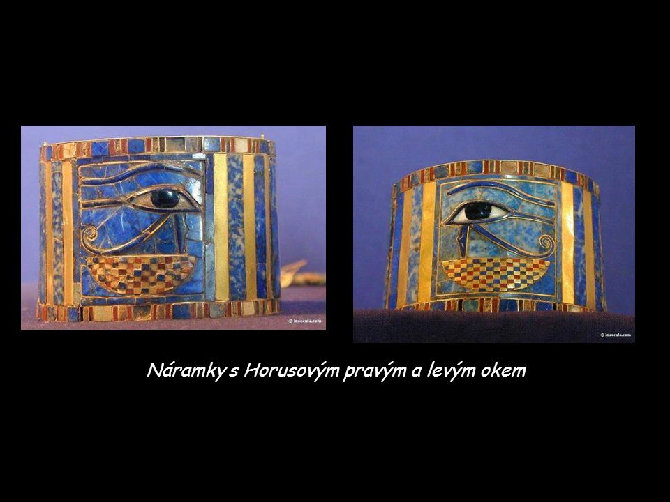 Náramky s Horusovým pravým a levým okem