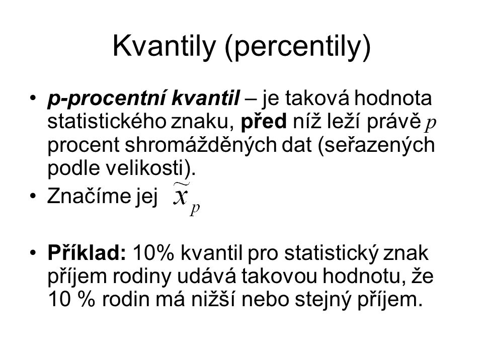 Kvantily (percentily)