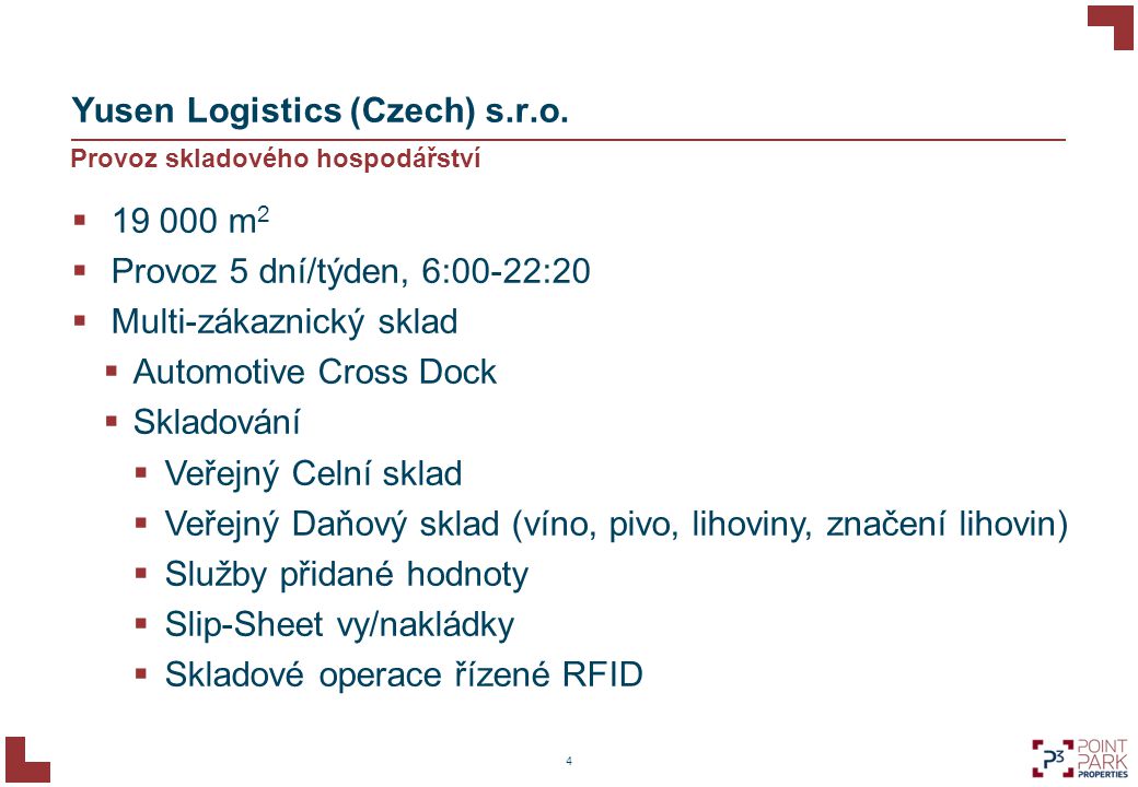 Yusen Logistics (Czech) s.r.o.