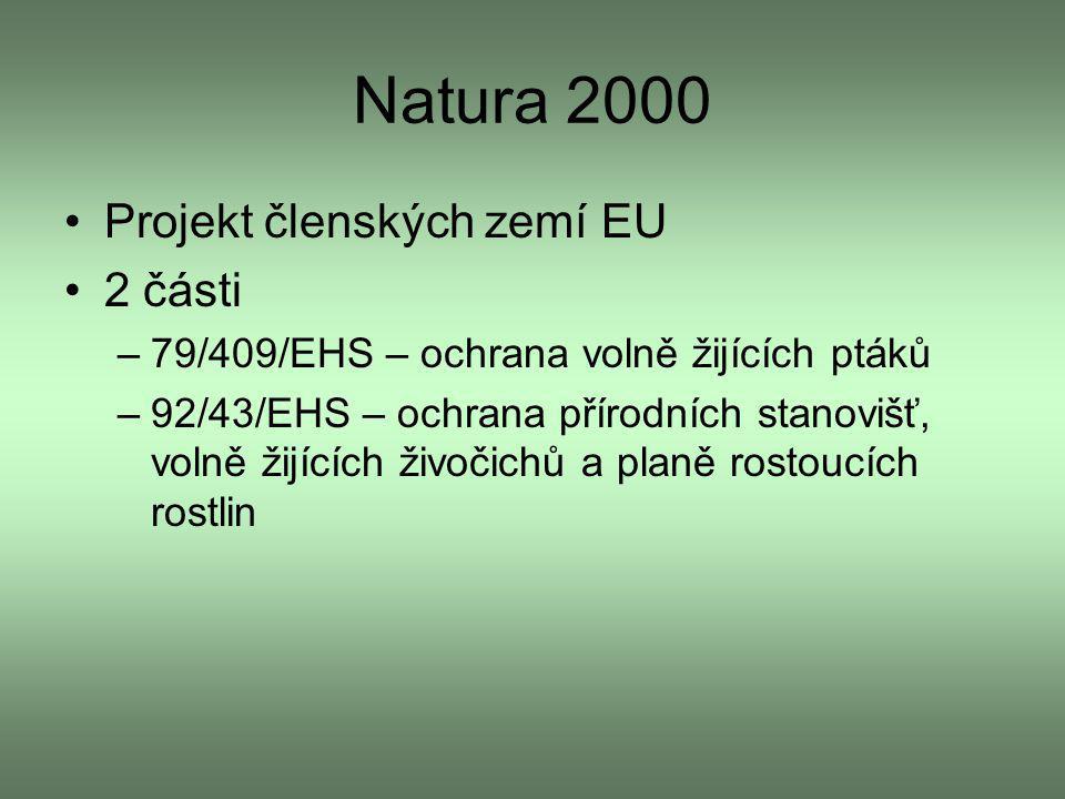 Natura 2000 Projekt členských zemí EU 2 části