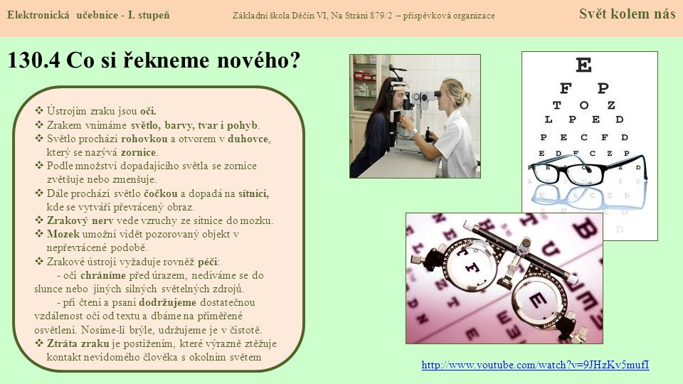 Elektronická učebnice - Základní škola Děčín VI, Na Stráni 879/2, příspěvková organizace