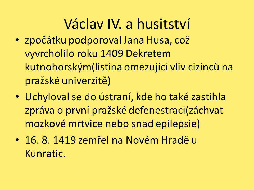 Václav IV. a husitství