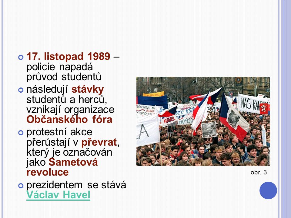 17. listopad 1989 – policie napadá průvod studentů