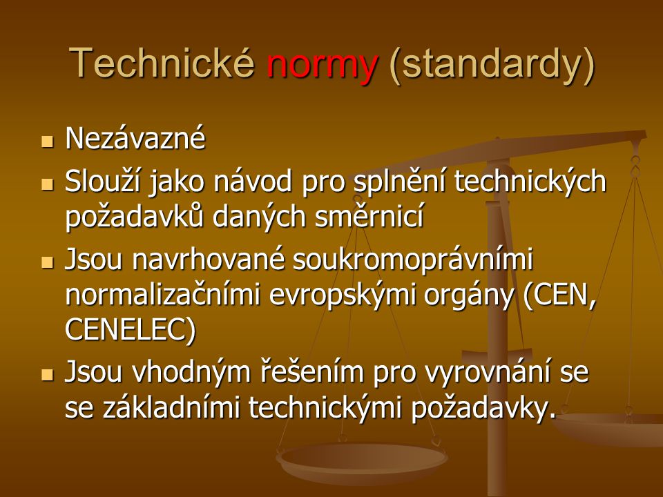 Technické normy (standardy)