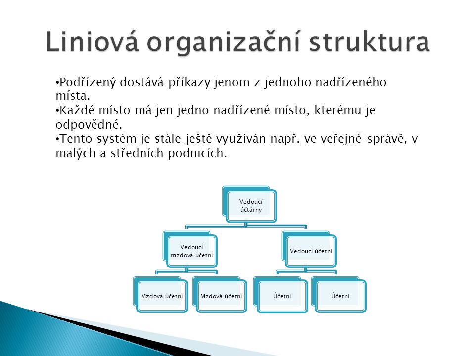 Liniová organizační struktura