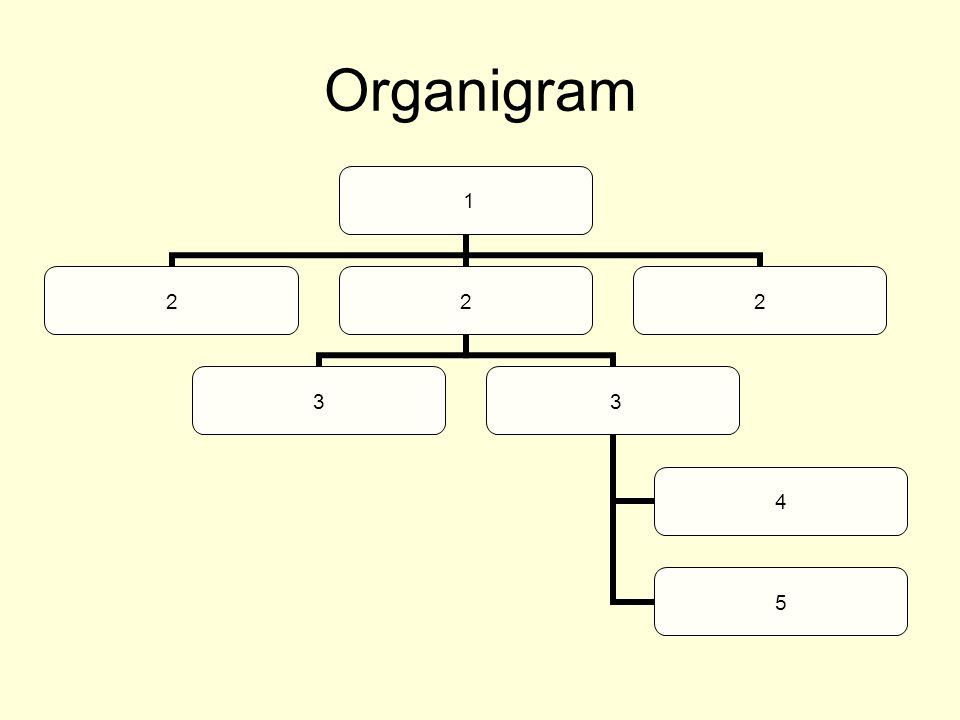 Organigram