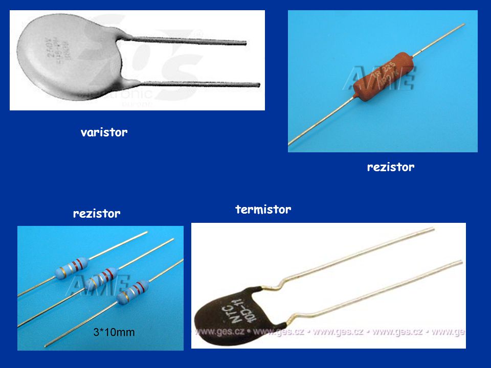 varistor rezistor termistor rezistor