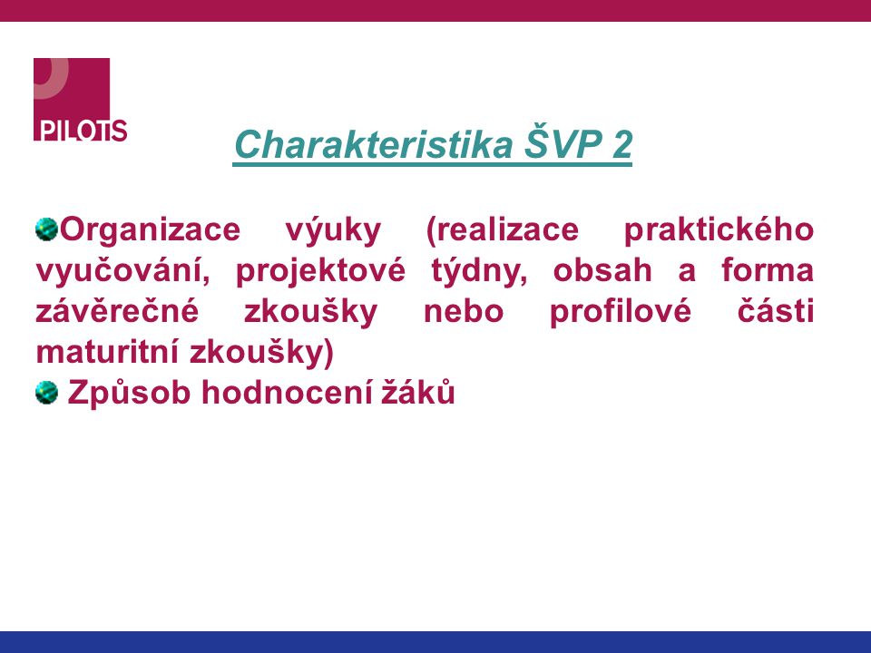 Charakteristika ŠVP 2