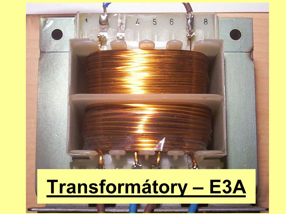 Transformátory – E3A