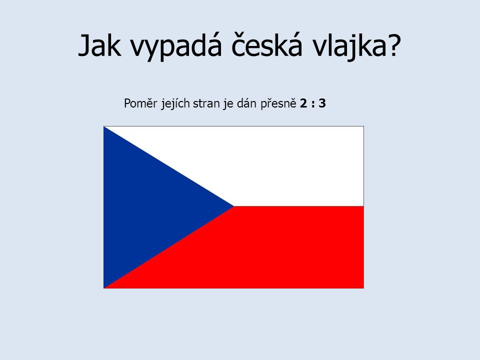 Jak vypadá česká vlajka