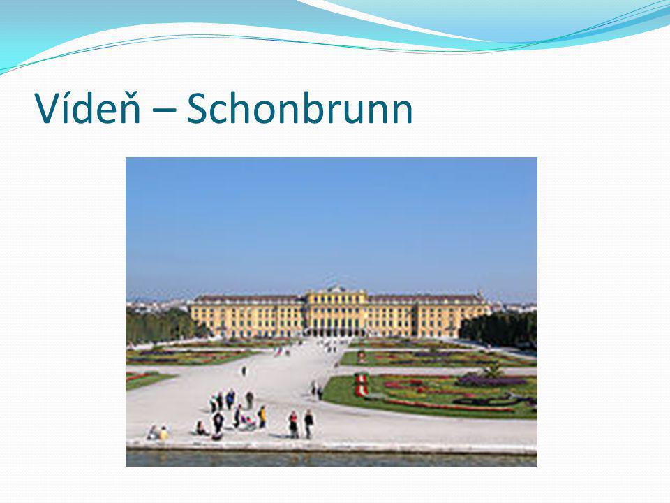Vídeň – Schonbrunn