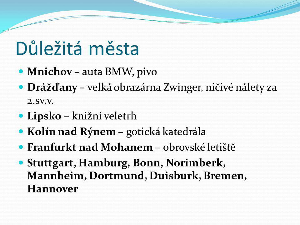 Důležitá města Mnichov – auta BMW, pivo