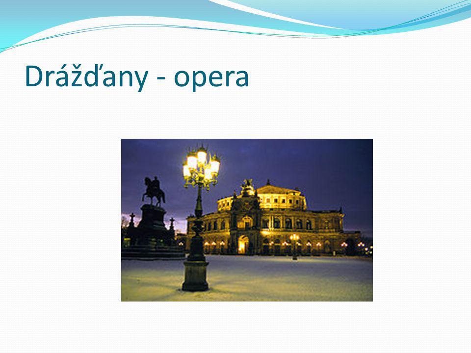 Drážďany - opera
