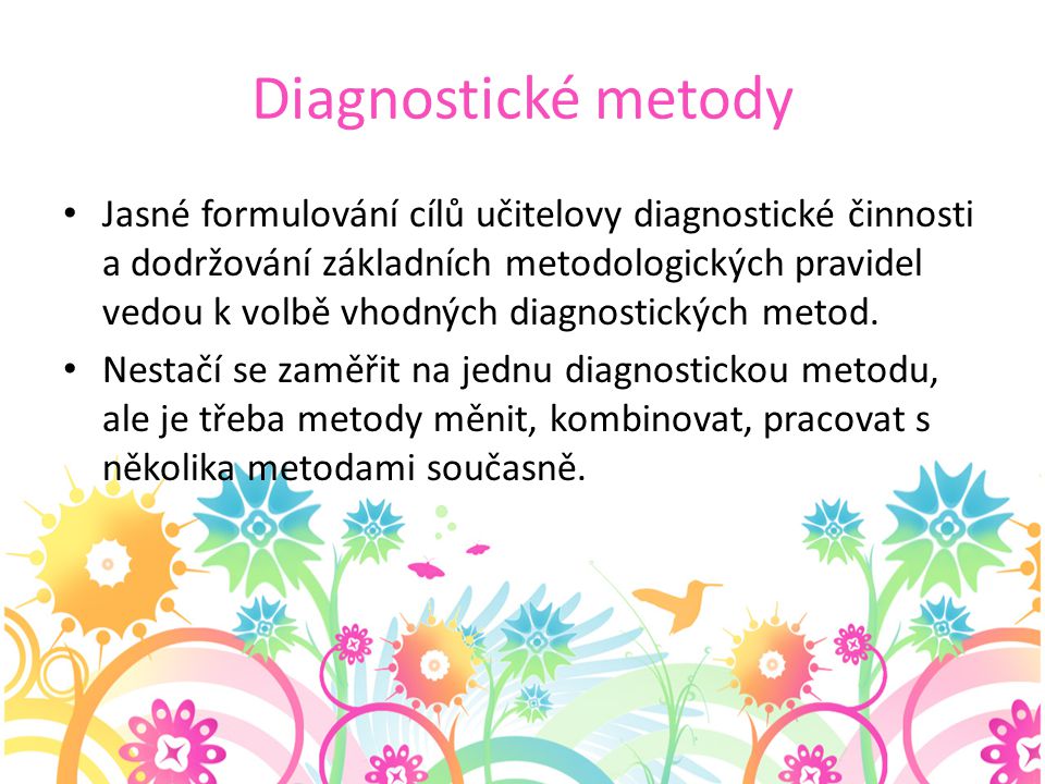 Diagnostické metody