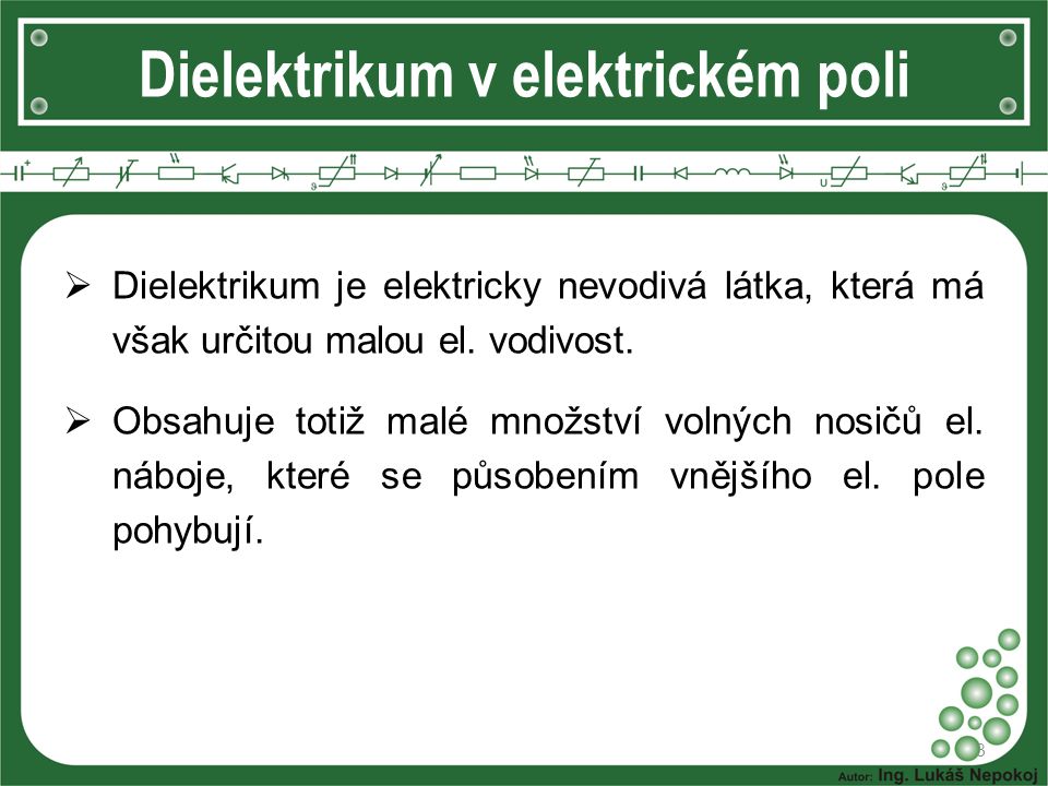 Dielektrikum v elektrickém poli