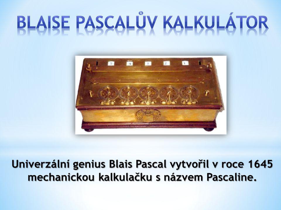 Blaise Pascalův kalkulátor