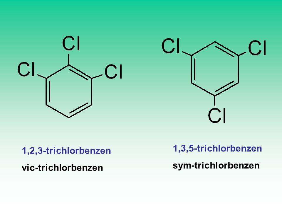 1,3,5-trichlorbenzen sym-trichlorbenzen 1,2,3-trichlorbenzen vic-trichlorbenzen
