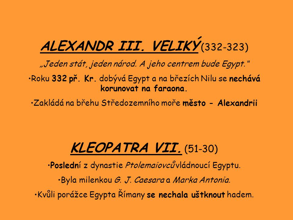 ALEXANDR III. VELIKÝ ( )