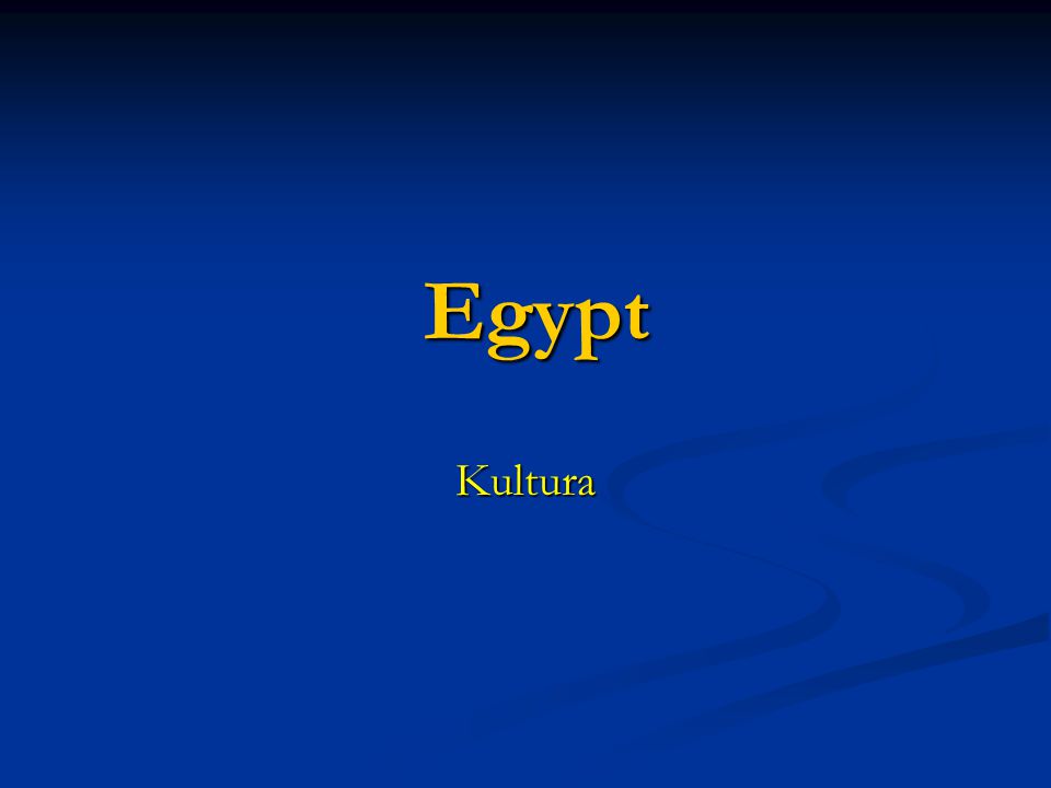 Egypt Kultura