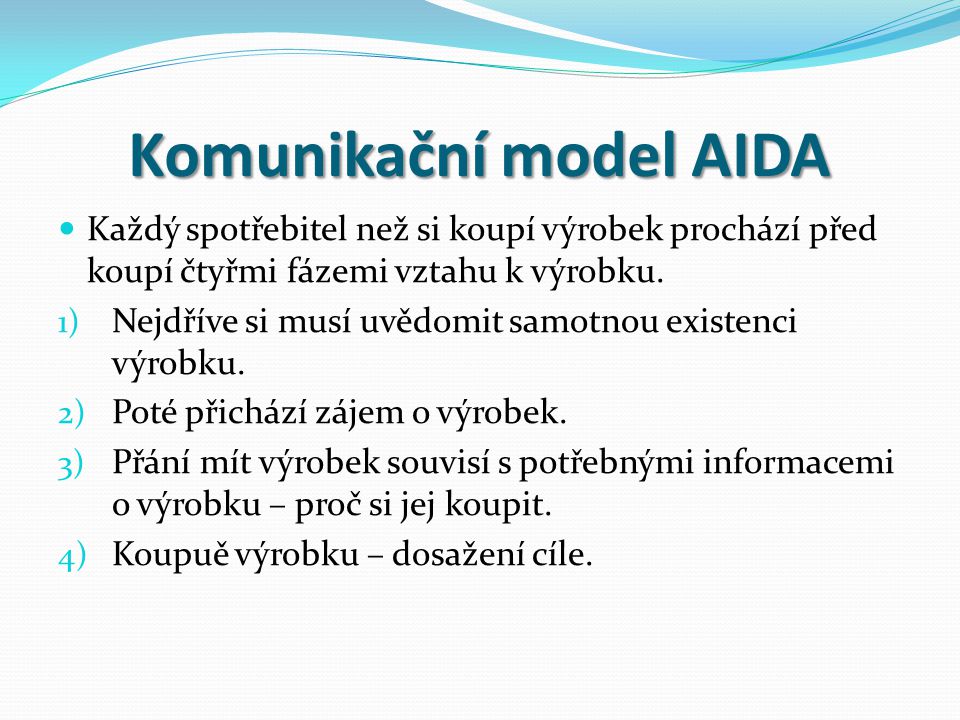 Komunikační model AIDA